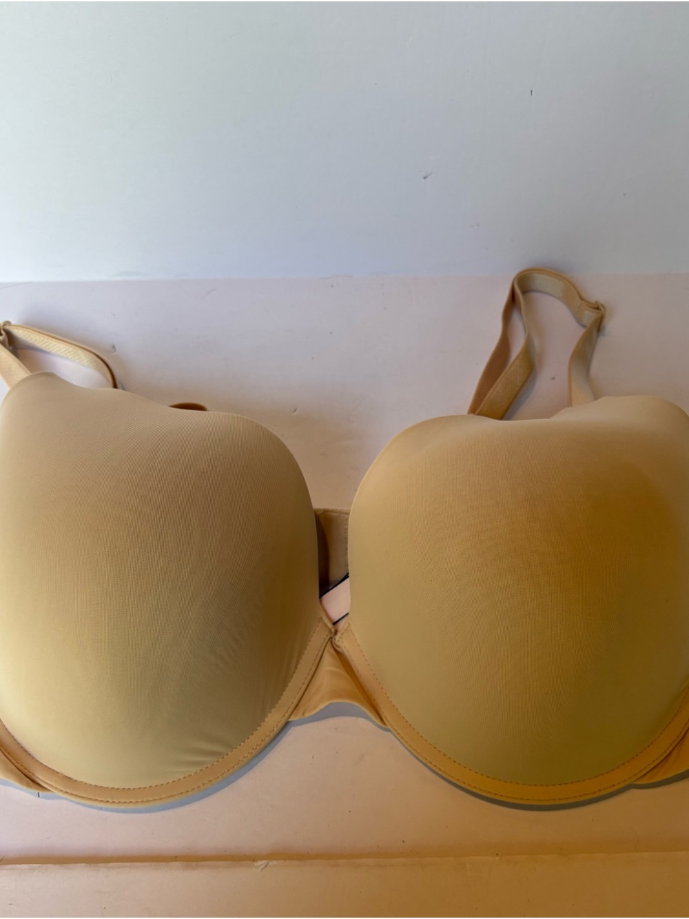 Victoria's Secret T-shirt Lightly Lined Demi Bra in Nude UW Size 38DD